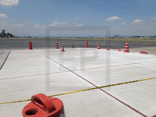 Juntas ya tratadas en piso en exteriores